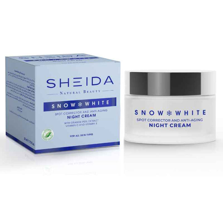Sheida Snow White Spot Corrector And Anti-Aging Night Cream 50 ml 1020