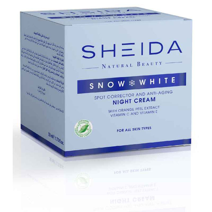 Sheida Snow White Spot Corrector And Anti-Aging Night Cream 50 ml 1020