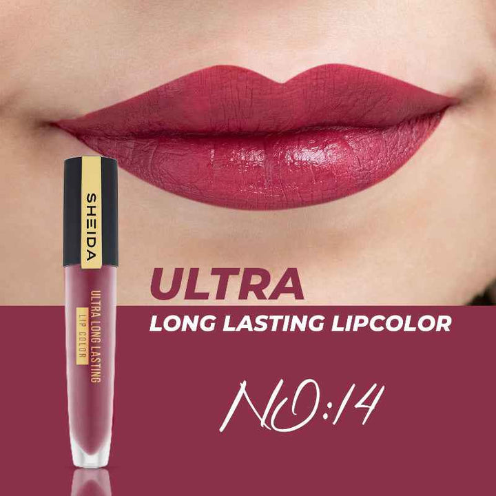 Sheida Ultra Long Lasting Liquid Lip Color No: 14 1134