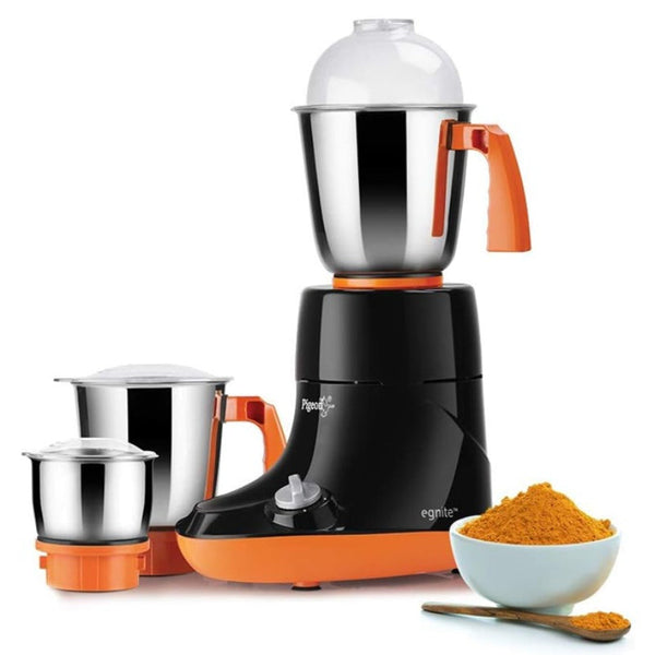 Pigeon Mixer Grinder Egnite 750 W 3 Jar Black 12204E