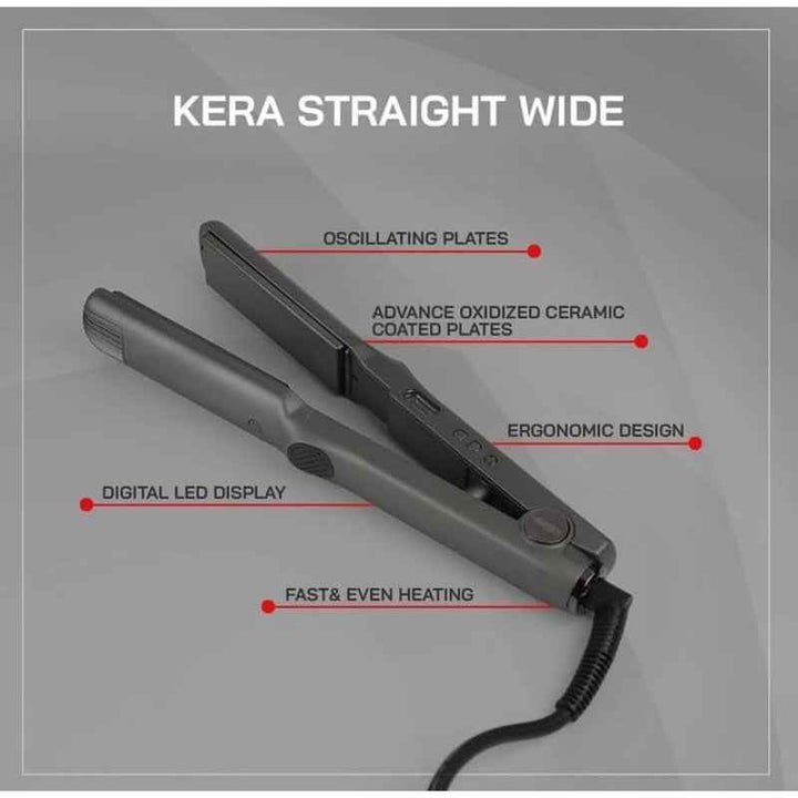 Quattro Professional Kera Straightener Wide 220V/240V 1231