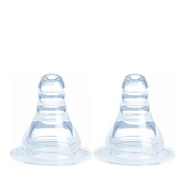 Optimal Regular Silicone Nipple 2Pcs 6+ month [0359] 1253