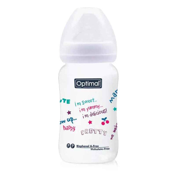 Optimal Wide Neck Feeding Bottle, 240 ml [1032] 1268