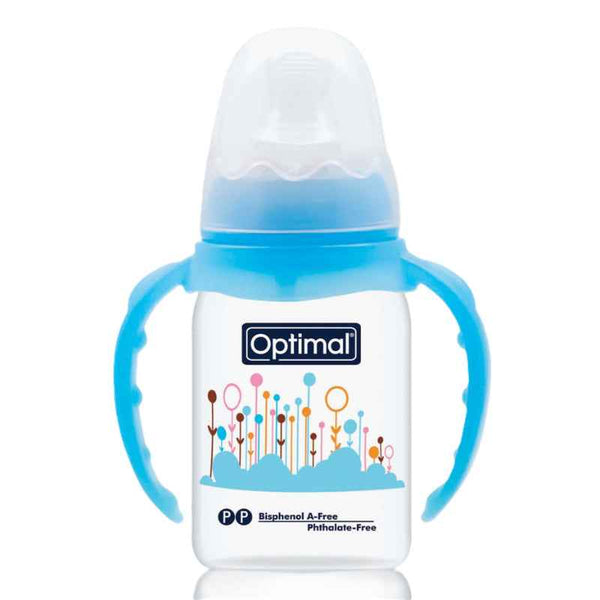 Optimal Narrow Neck Orthodontic Bottle With Handle, 140 ml [1021] 1271