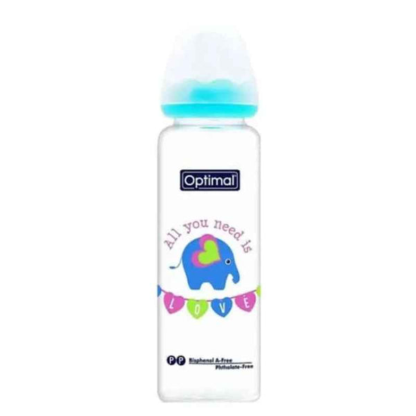 Optimal Glass Feeding Bottle Colored, 240 ml [1095] 1274