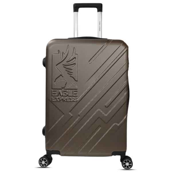 Eagle Express Robust ABS Hard Trolley 20,24,28 Inch Set Brown (EE-AHT-123) 3pcs Set 820047