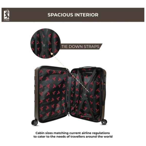 Eagle Express Robust ABS Hard Trolley 20,24,28 Inch Set Brown (EE-AHT-123) 3pcs Set 820047