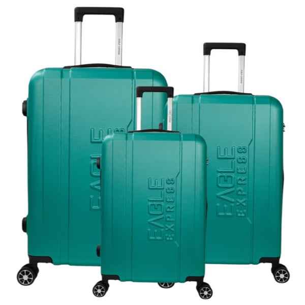 Eagle Express Patron ABS Hard Trolley 20,24,28 Inch Set Aqua Marine (EE-AHT-130) 3pcs Set 820050