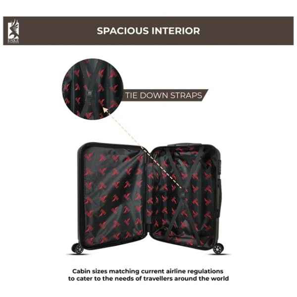 Eagle Express Ramble ABS Hard Trolley 20,24,28 Inch Set Grey (EE-AHT-116) 3pcs Set 820051