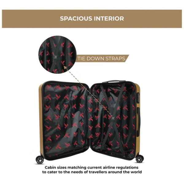 Eagle Express Expedition ABS Hard Trolley 20,24,28 Inch Set Gold (EE-AHT-112) 3pcs Set 820058