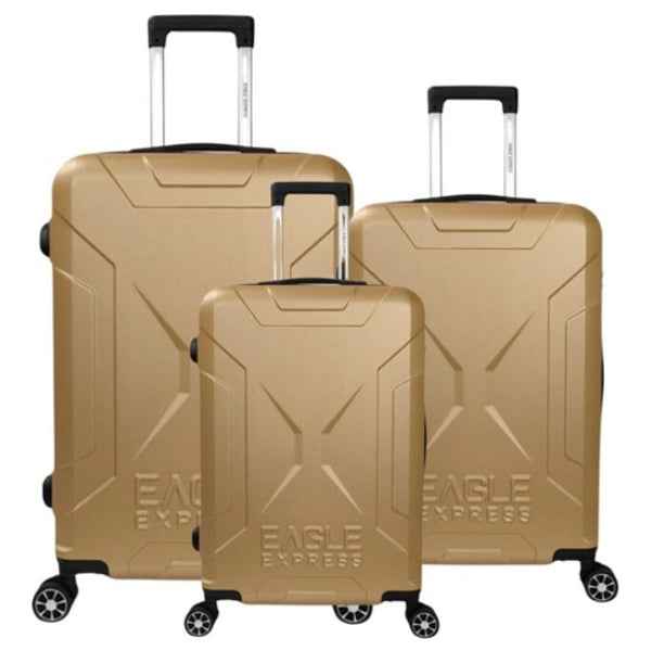 Eagle Express Expedition ABS Hard Trolley 20,24,28 Inch Set Gold (EE-AHT-112) 3pcs Set 820058