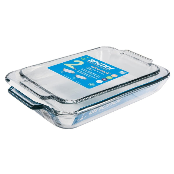 Anchor Hocking Ob Baking Dish 2 pcs Transparent ACH.GW82761