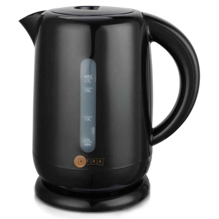 Afra Color themed Electric Kettle, Breakfast Toaster & Coffee maker Black AF-100700TOBL-SET