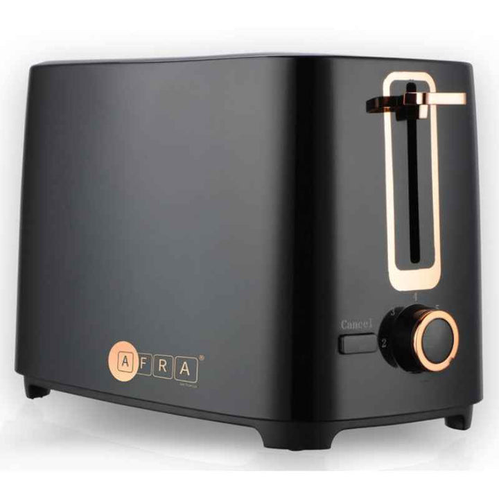 Afra Color themed Electric Kettle, Breakfast Toaster & Coffee maker Black AF-100700TOBL-SET
