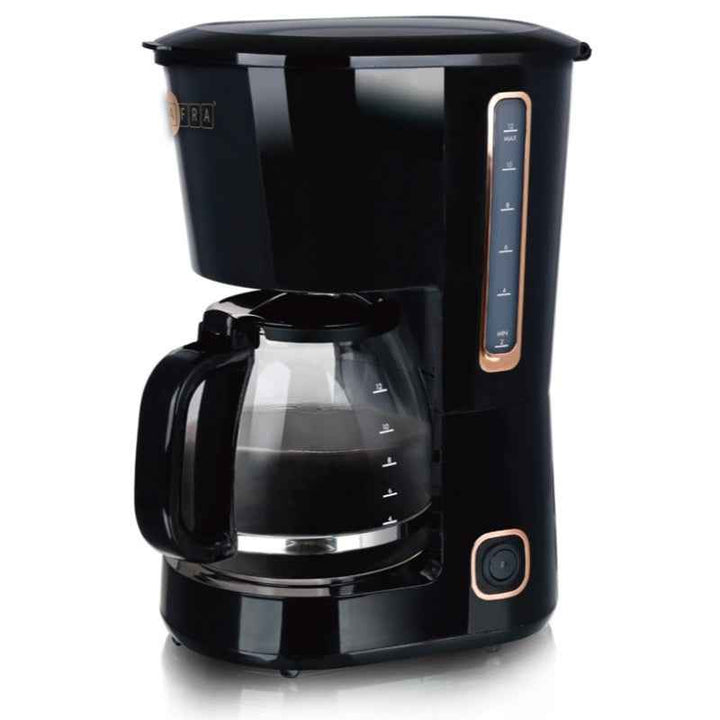 Afra Color themed Electric Kettle, Breakfast Toaster & Coffee maker Black AF-100700TOBL-SET
