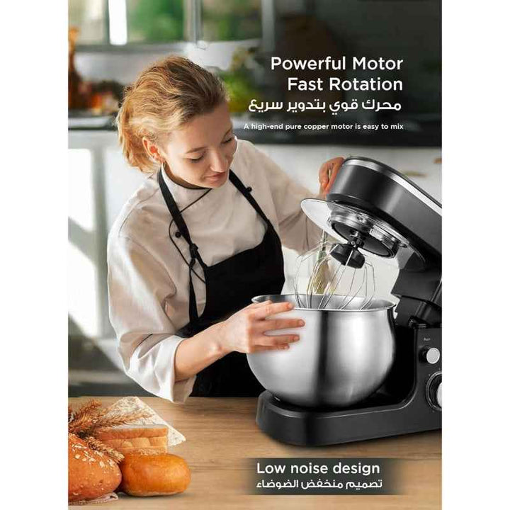 Afra Stand Mixer 5 Liter 6 Speed 1200W Black AF-1200SMBK