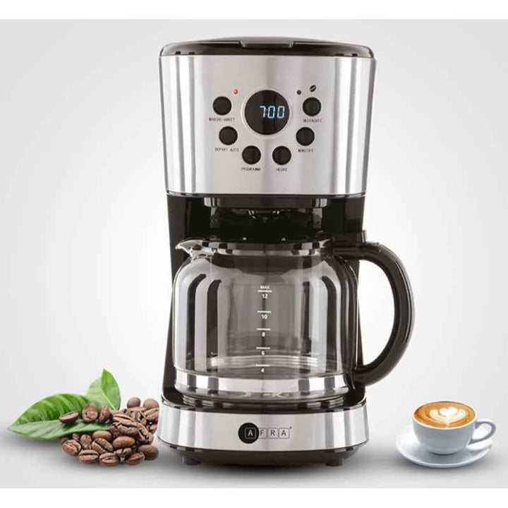 Afra Coffee Maker 1.5 Liter Stainless Steel 900W AF-15900CMKSS