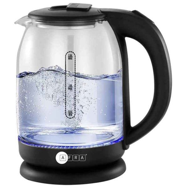 Afra Electrical Kettle Glass 1.8 Liter 1500W AF-1820KTGL