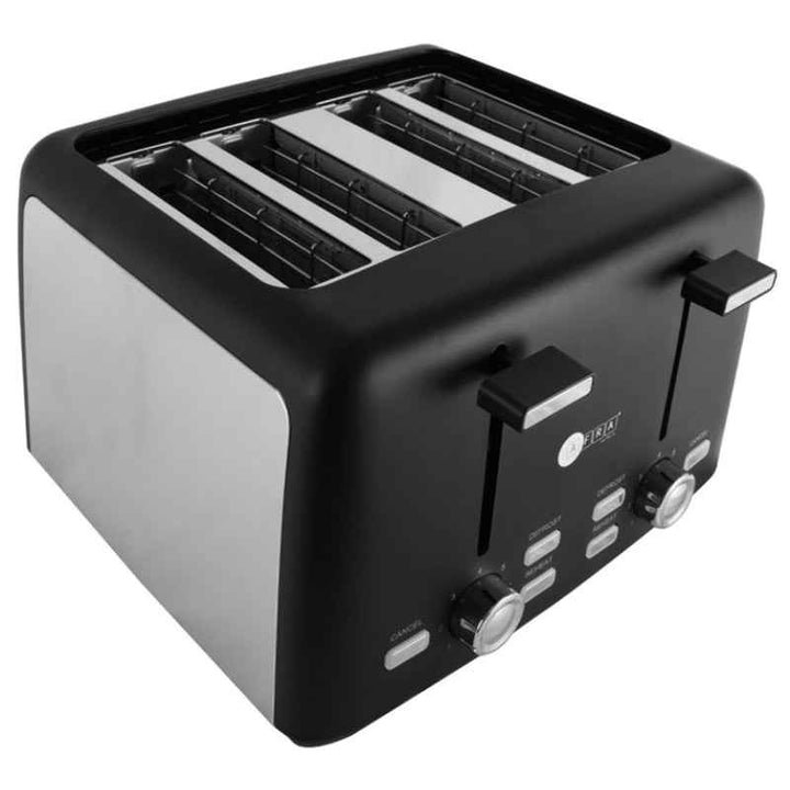 Afra Breakfast Toaster 4 Slots Plastic 1600W Black AF-24700TOBL