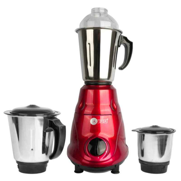 Afra 3 In 1 Blender 1.5 Liter Stainless Steel 550W Red AF-5500BLRD