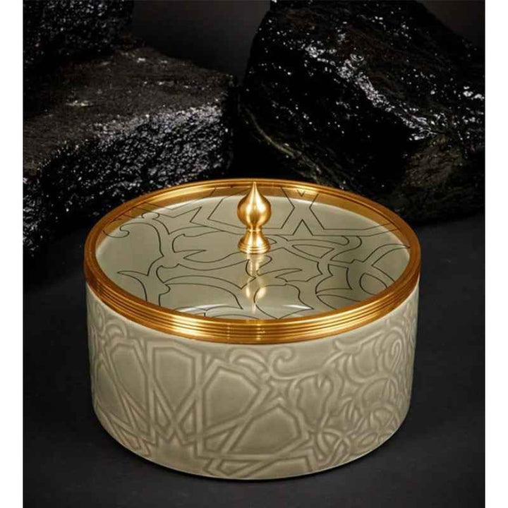 Otantik Large Date Bowl from Majlis Green 19.5cm AM1108