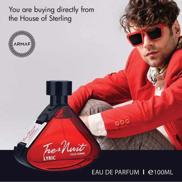 Tres Nuit Lyric Pour Homme 100 ml EDP by Armaf - Salman Stores