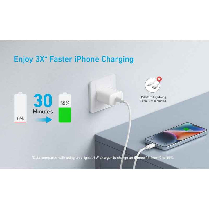 Anker 312 Powerport 20W 1C PD White EU AN.A2347L21.NC
