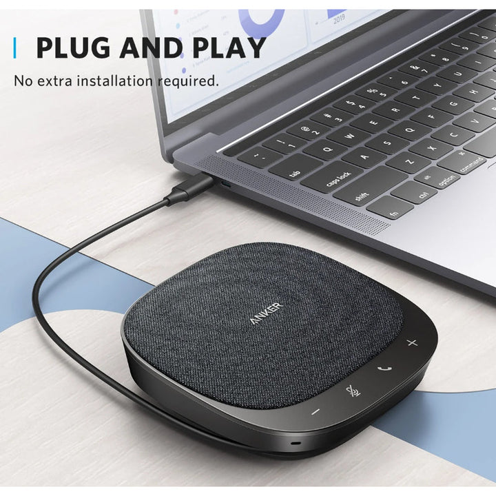 Anker PowerConf S330 USB Speakerphone Black AN.A3308011.BK - Salman Stores