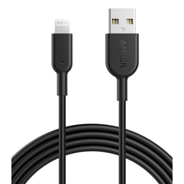 Anker Powerline II USB-A Cable with Lightning cable 10ft Black AN.A8434H12.BK