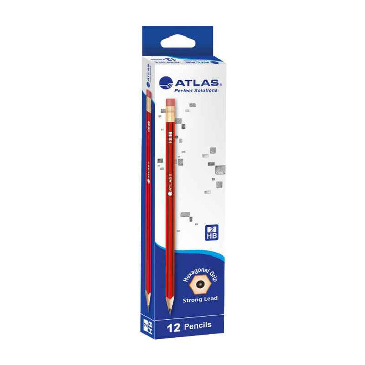 Atlas HB Pencil RD+ER Box of 12 pcs