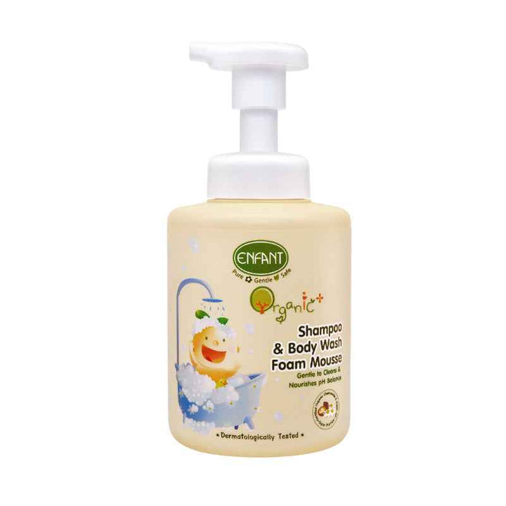 Enfant Organic Plus Shampoo & Body Wash Foam Mousse 400 ml ATNHF4