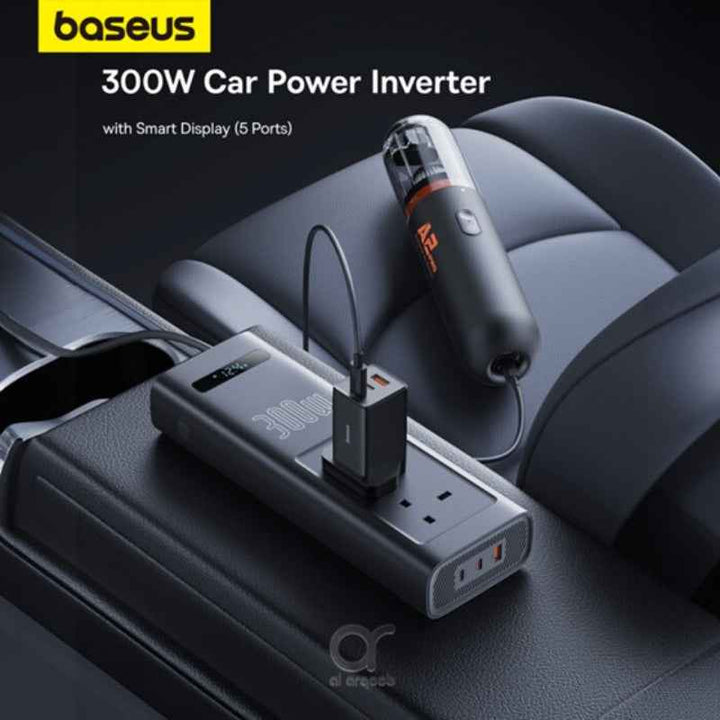 Baseus Power Inverter 220V 300W Black BA.C00337607117-Z1.BK