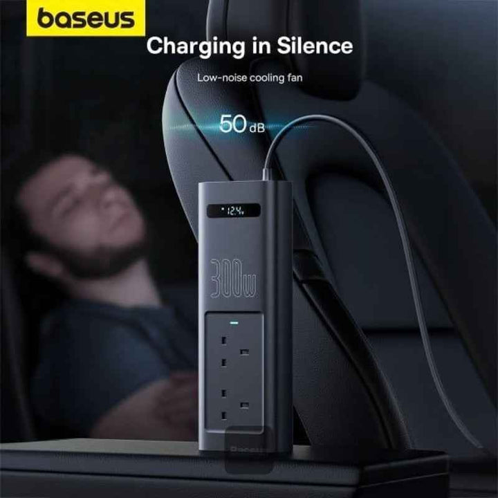 Baseus Power Inverter 220V 300W Black BA.C00337607117-Z1.BK