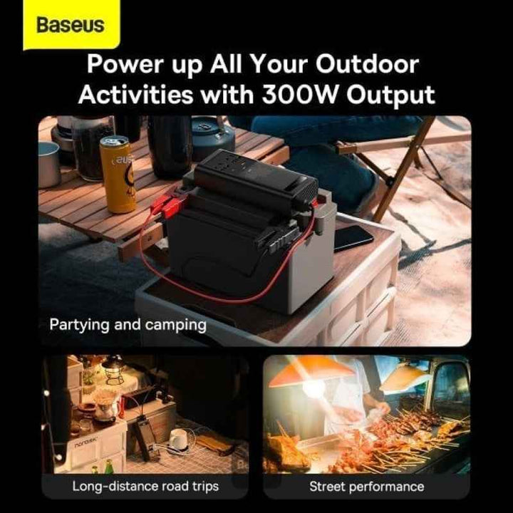 Baseus Power Inverter 220V 300W Black BA.C00337607117-Z1.BK