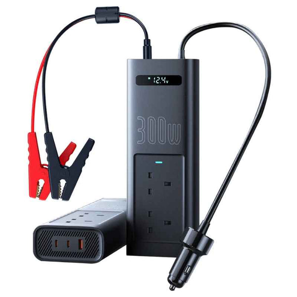 Baseus Power Inverter 220V 300W Black BA.C00337607117-Z1.BK