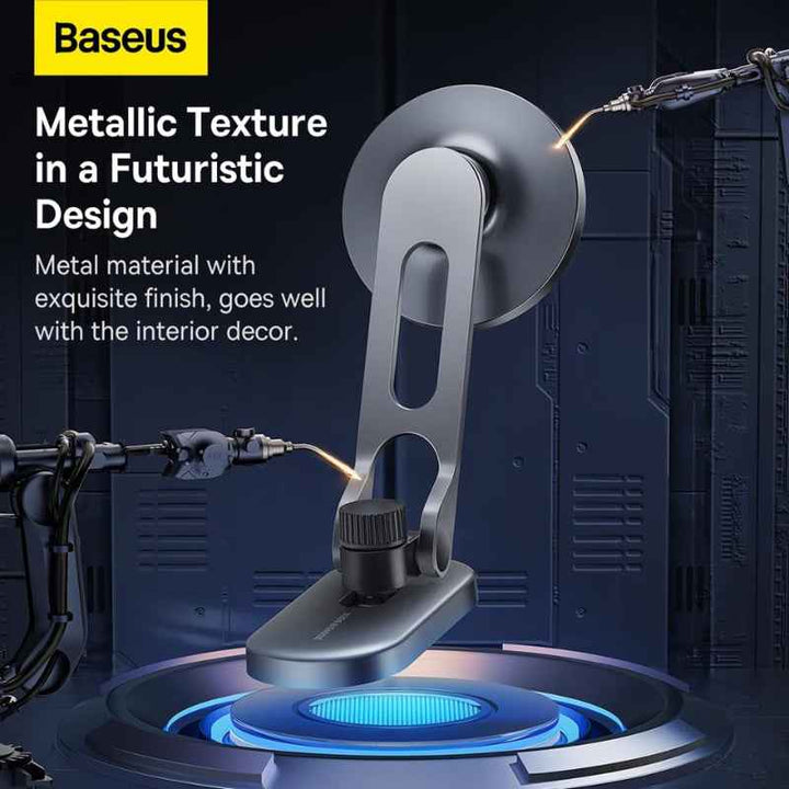 Baseus Magnetic Phone Holder Metal Car Mount Silver BA.C40151300S11-00.SL