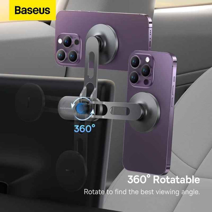 Baseus Magnetic Phone Holder Metal Car Mount Silver BA.C40151300S11-00.SL