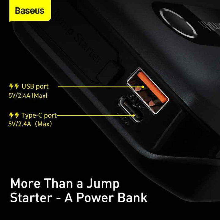 Baseus Car Jump Starter Super Energy Air 10000mAh 1000A Black BA.CGNL020101.BK