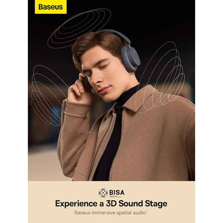 Baseus Bowie Headphone D05 Bluetooth Foldable Over Ear Grey BA.NGTD020213.GY