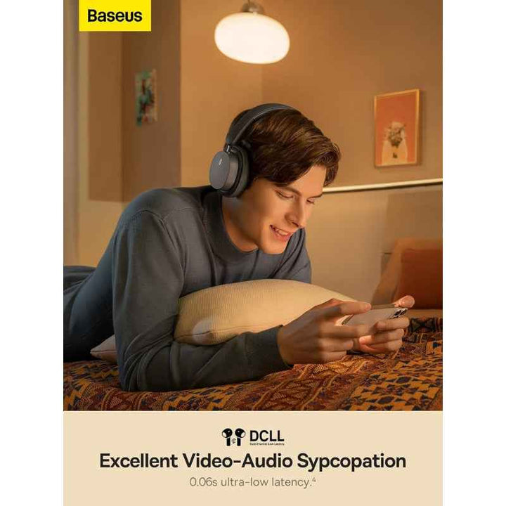Baseus Bowie Headphone D05 Bluetooth Foldable Over Ear Grey BA.NGTD020213.GY