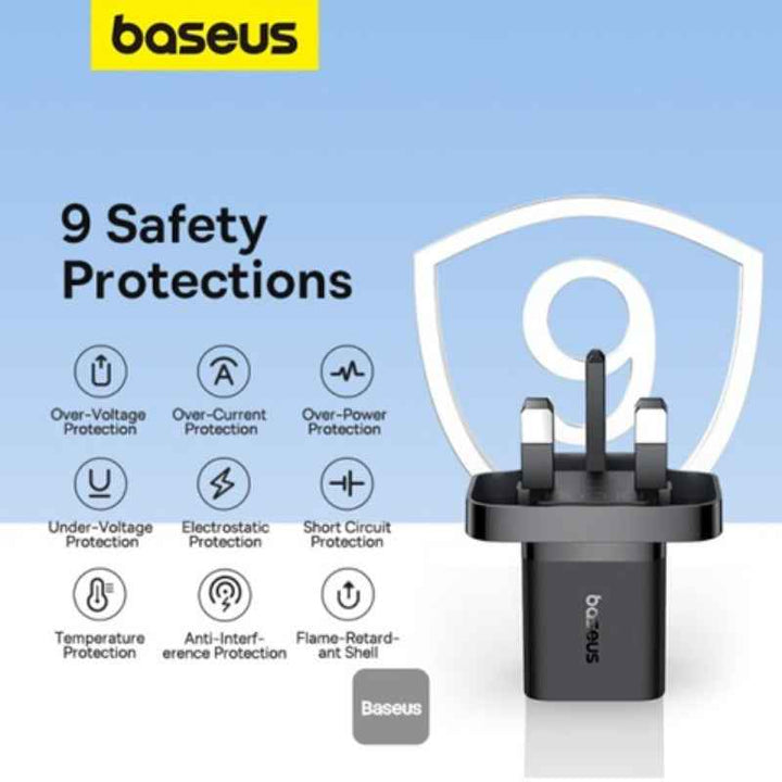 Baseus Mini Fast Charger Gan5 30W Black BA.P10110906113-00.BK