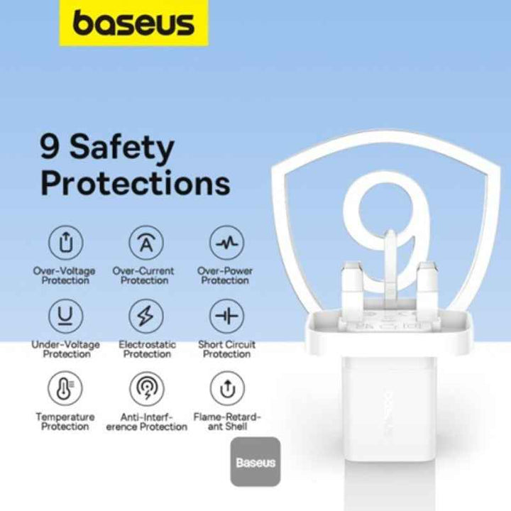 Baseus Mini Fast Charger Gan5 30W White BA.P10110906213-00.WT