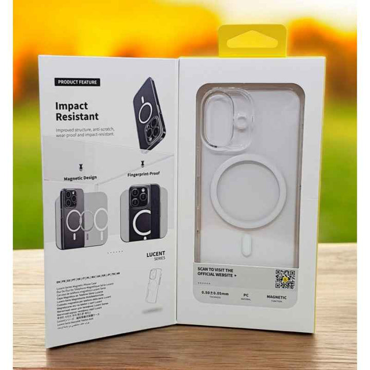 Baseus iPhone 16 Clear Magnetic Crystal Case BA.P60114306203-00.CL