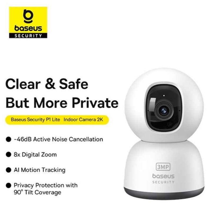 Baseus Security P1 Lite Indoor Camera 2K White  BA.S0TV002133.WT