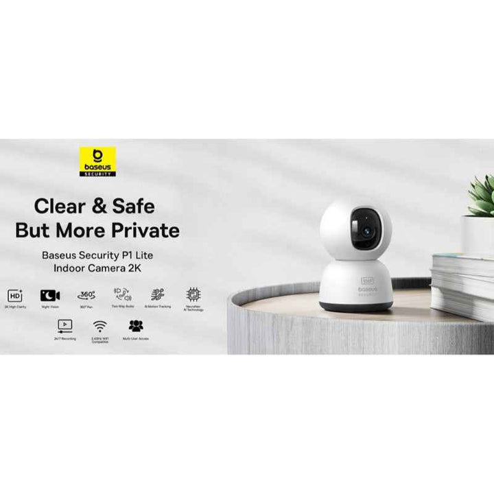 Baseus Security P1 Lite Indoor Camera 2K White  BA.S0TV002133.WT