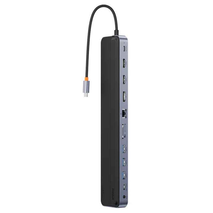 Baseus USB Hub Adapter 12-Port Type-C Elitejoy Gen2 Grey BA.WKSX030213.GY