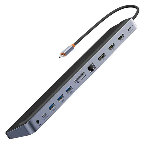 Baseus USB Hub Adapter 12-Port Type-C Elitejoy Gen2 Grey BA.WKSX030213.GY