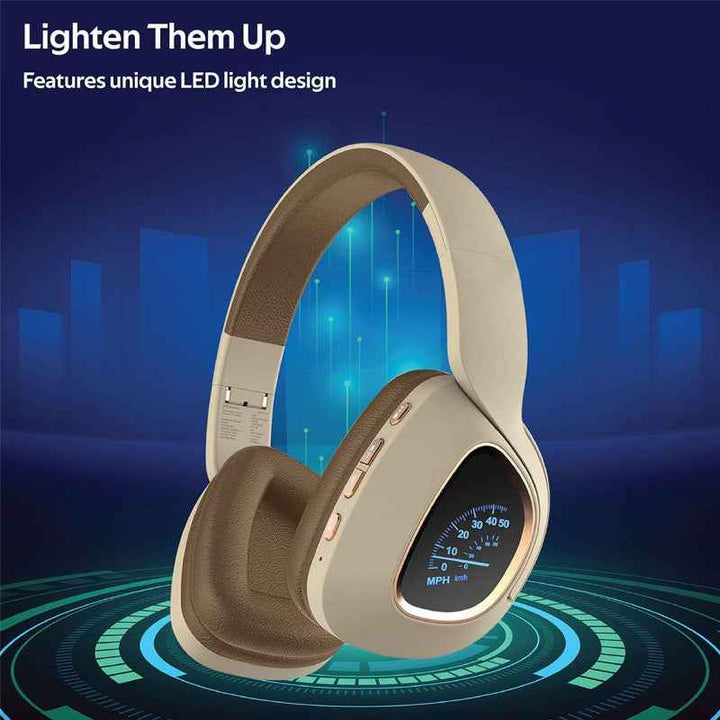Promate BAVARIA Wireless Over Ear Headphone Beige BAVARIA-BGE