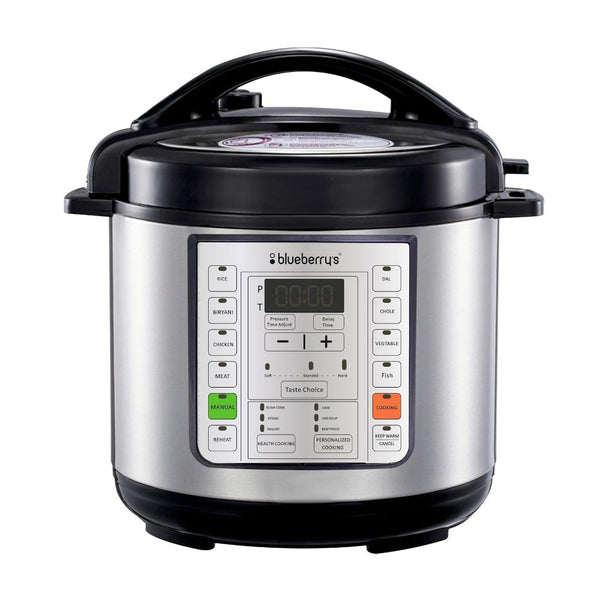 Blueberry’s Electric Pressure Cooker Stainless Steel Inner Cooking Pot 1000 W 6 Liter