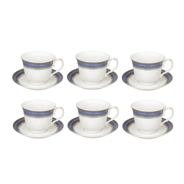 Blumen Cup & Saucer 90 CC 12 pcs Set